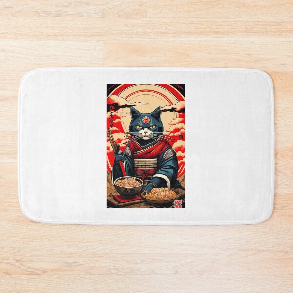 Item preview, cool black cat in japan culture designed and sold by KorArtStudio.