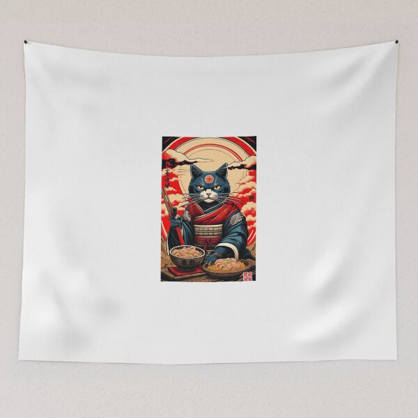 Item preview, cool black cat in japan culture designed and sold by KorArtStudio.