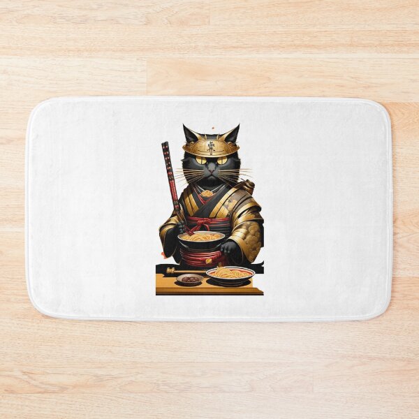 Item preview, cute black cat in japan culture  designed and sold by KorArtStudio.