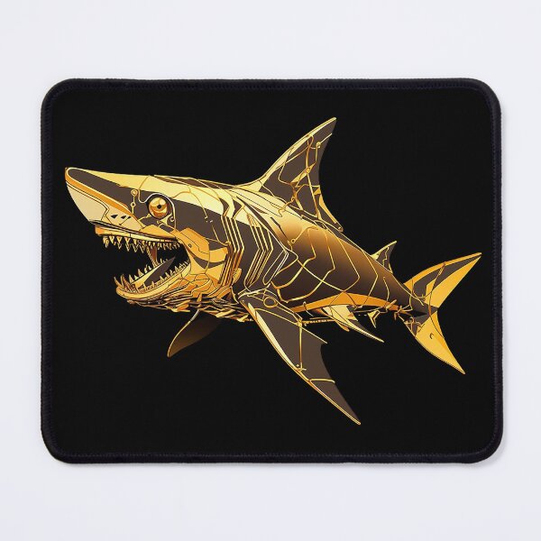 Item preview, gold shark designed and sold by skateras.