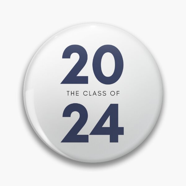 Item preview, Class Of 2024. Simple Typography 2024 Design for Class Of/ Senior/ Graduation. Navy designed and sold by That Cheeky Tee.