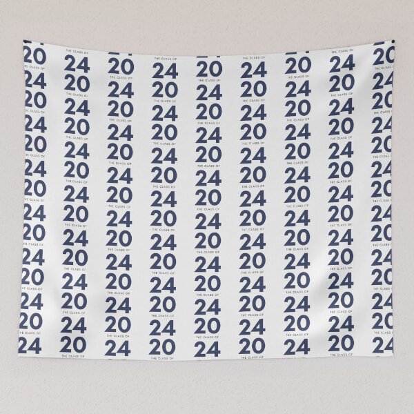 Item preview, Class Of 2024. Simple Typography 2024 Design for Class Of/ Senior/ Graduation. Navy designed and sold by That Cheeky Tee.