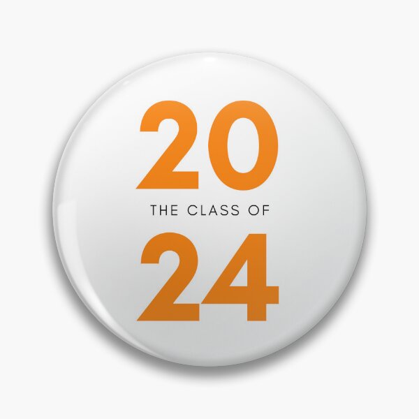 Item preview, Class Of 2024. Simple Typography 2024 Design for Class Of/ Senior/ Graduation. Orange designed and sold by That Cheeky Tee.