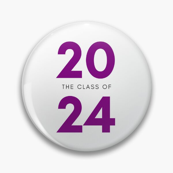 Item preview, Class Of 2024. Simple Typography 2024 Design for Class Of/ Senior/ Graduation. Purple designed and sold by That Cheeky Tee.