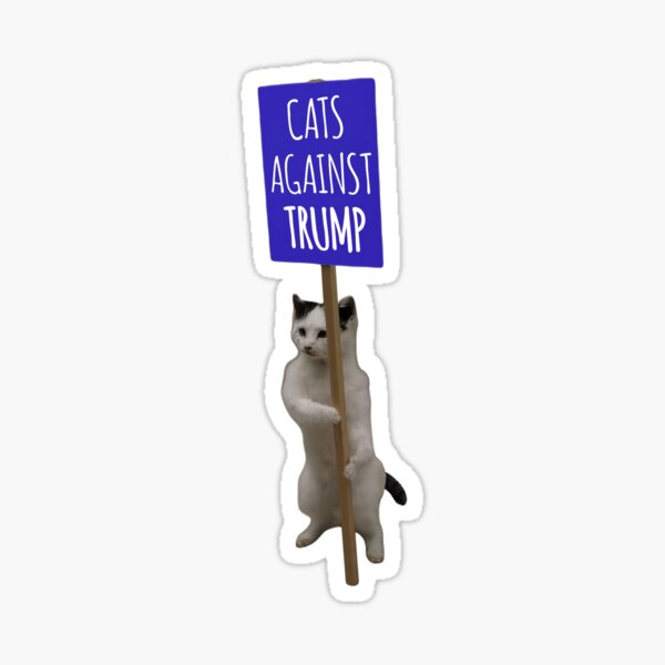 Artikel-Vorschau von Demokratische Katzen gegen Trump Meme, designt und verkauft von fomodesigns.