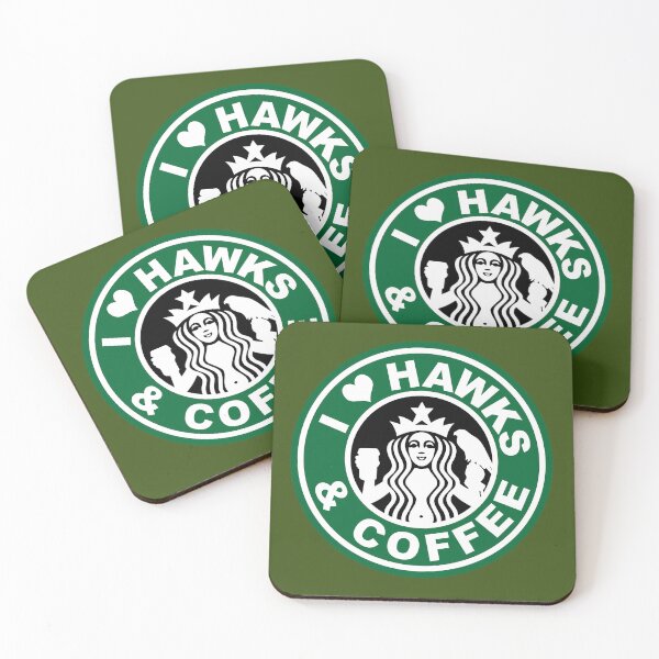 Item preview, I Love Hawks and Coffee Funny Falconry Gift designed and sold by Robert Diebold.
