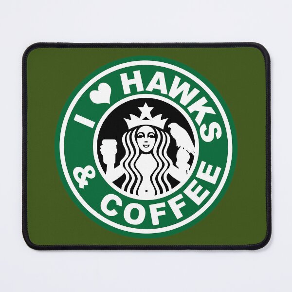 Item preview, I Love Hawks and Coffee Funny Falconry Gift designed and sold by Robert Diebold.