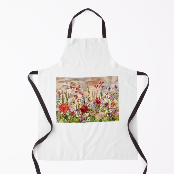 Item preview, Flower bed for gardeners with a bee and ladybird designed and sold by MouseCatty.
