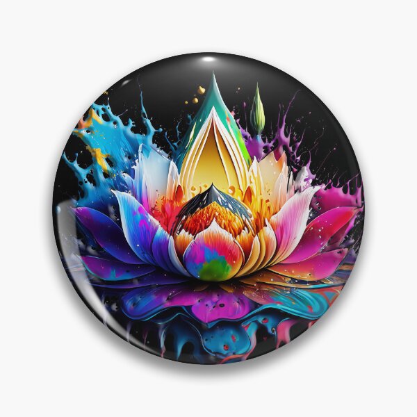 Item preview, Lotus Flower, Multicolor designed and sold by VirtusMachina.
