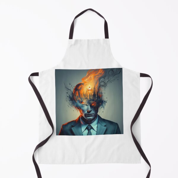 Item preview, burning head designed and sold by Robert Pląder.