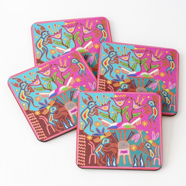 Item preview, Huichol Pink World designed and sold by Caracol-Spanish.