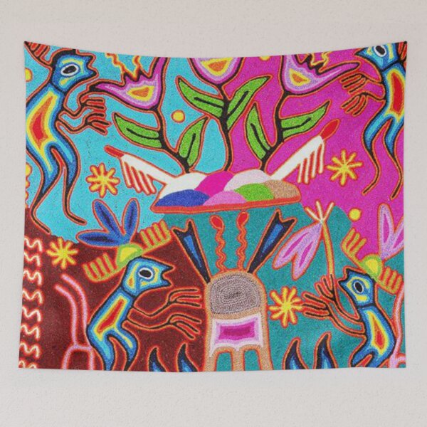 Item preview, Huichol Pink World designed and sold by Caracol-Spanish.