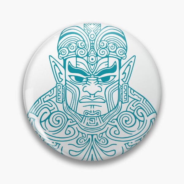 Item preview, Tumatauenga, the Maori god of war portrait. Maori Wavy art. by Mill2023 designed and sold by Mill2023.