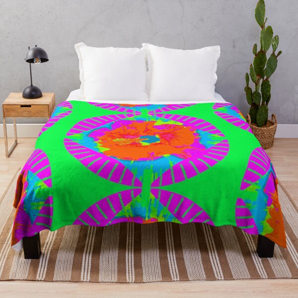 Item preview, Whimsical Orange flower neon carnival design by Iritof designed and sold by iritof.