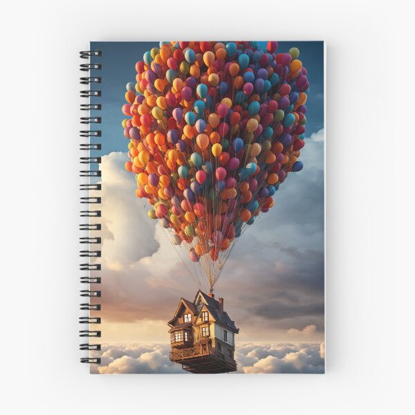 Item preview, House on Balloons designed and sold by Red Witch Art.
