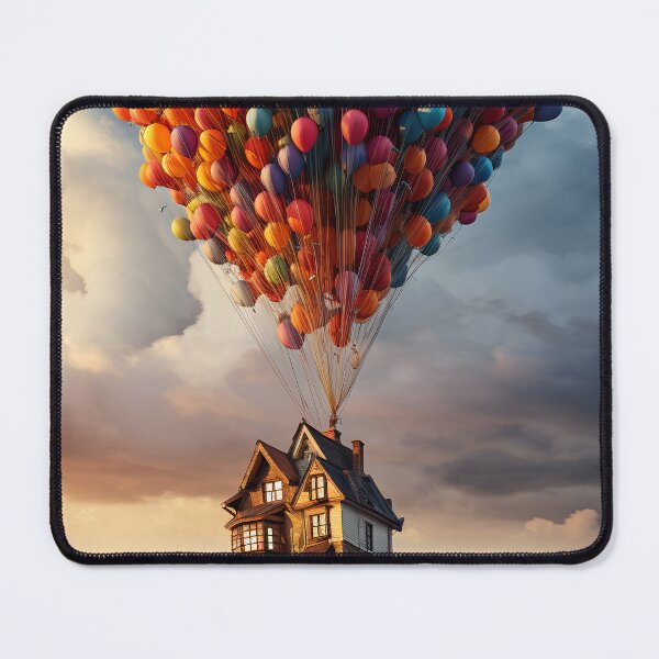 Item preview, House on Balloons designed and sold by Red Witch Art.