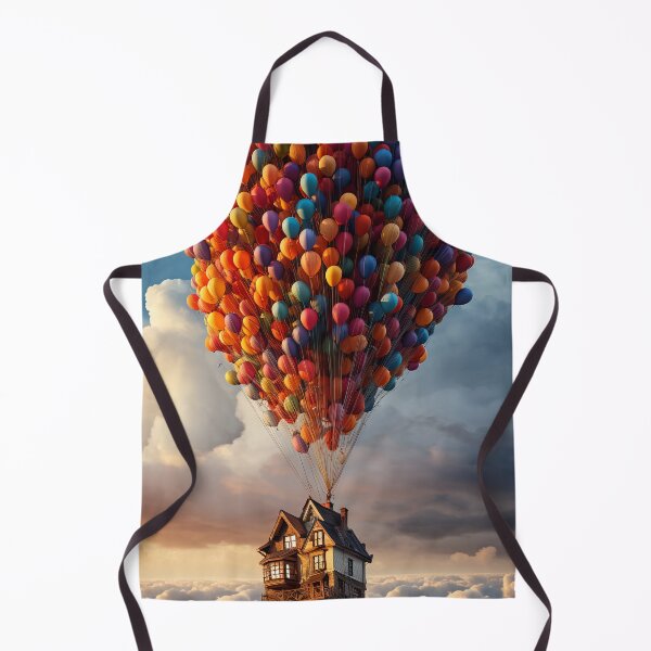 Item preview, House on Balloons designed and sold by Red Witch Art.