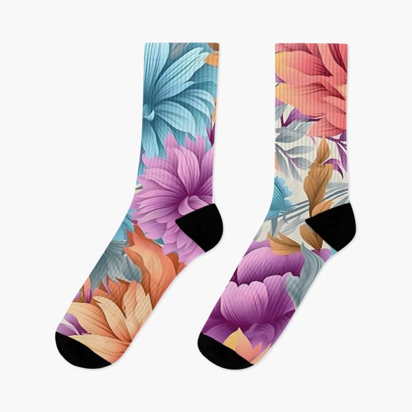 Item preview, Soft colorful flowers and foliage designed and sold by WanwisaChuenlom.