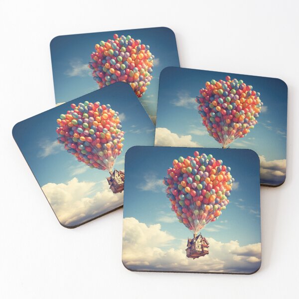 Item preview, House on Balloons 1 designed and sold by Red Witch Art.