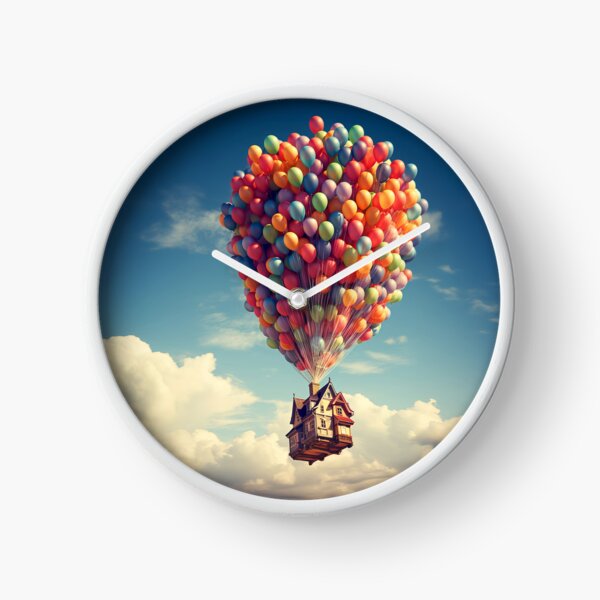 Artikel-Vorschau von Haus auf Luftballons 1, designt und verkauft von Red Witch Art.