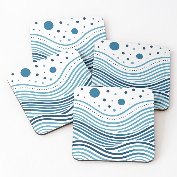 Item preview, Soothing Wavy Lines Pattern designed and sold by Spiritful-Bliss.