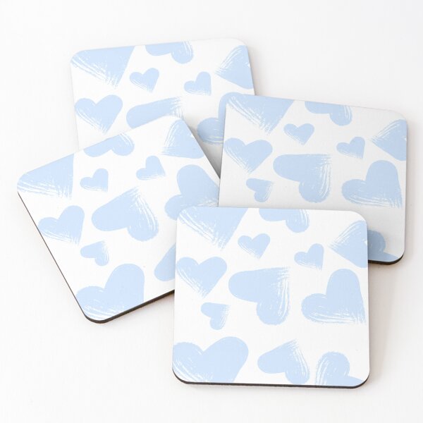 Item preview, Baby blue lovely hearts  designed and sold by Humanity brush .