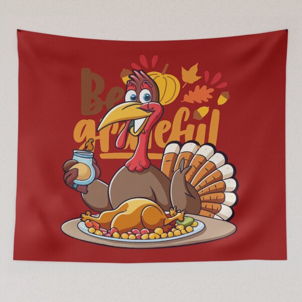Item preview, Grateful turkey thanksgiving dinner designed and sold by VieBelieve.