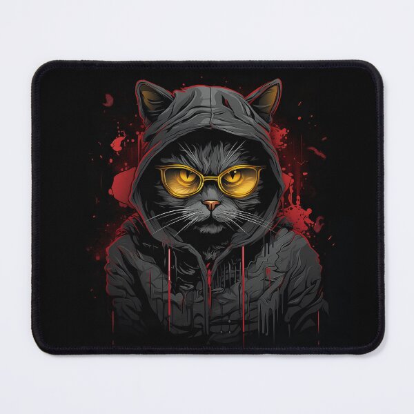 Item preview, Cool Hip Hop Rap Cat designed and sold by taujiart.
