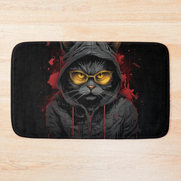 Item preview, Cool Hip Hop Rap Cat designed and sold by taujiart.