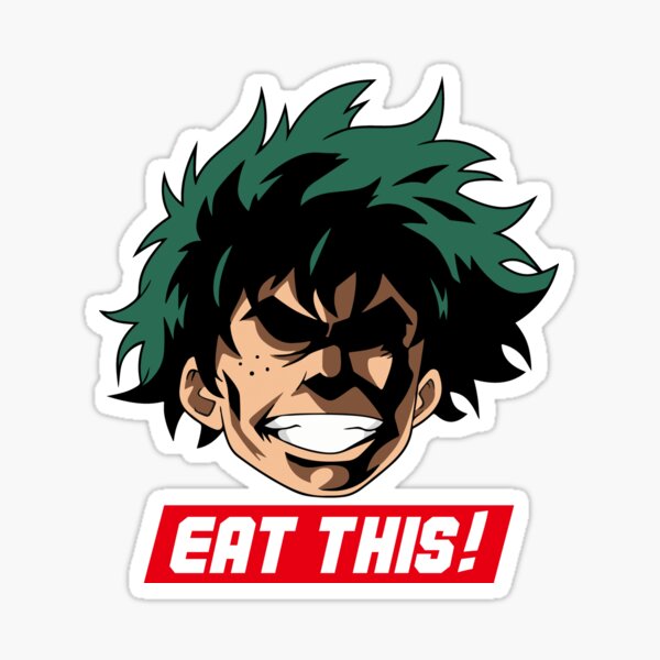 Midoriya "Come esto" Pegatina