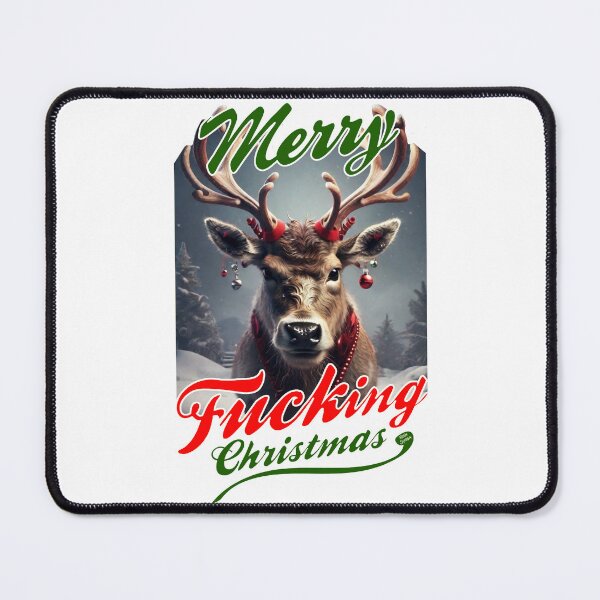 Item preview, Angry Reindeer; Merry Christmas; designed and sold by StickerApe.