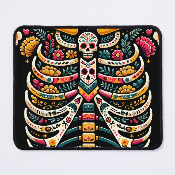 Item preview, Day of the Dead Skeleton Ribs designed and sold by Promptified.