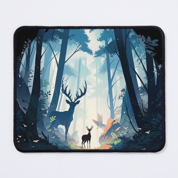 Item preview, deers in forest designed and sold by maniabx.