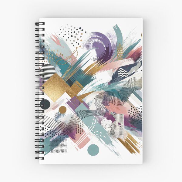 Item preview, Dynamic Brushstroke Collage Pattern designed and sold by Spiritful-Bliss.