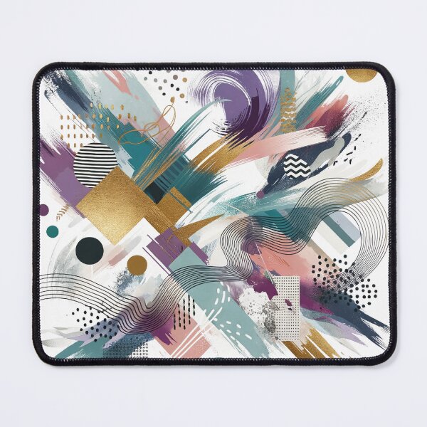 Item preview, Dynamic Brushstroke Collage Pattern designed and sold by Spiritful-Bliss.