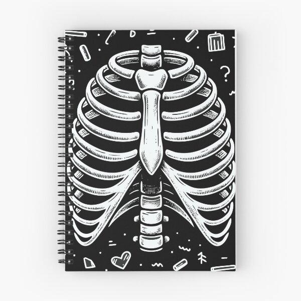 Item preview, Chalkboard Skeleton Ribs designed and sold by Promptified.
