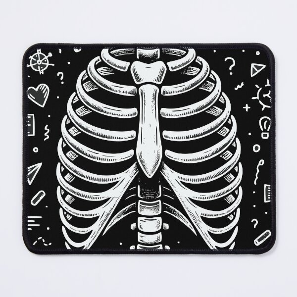 Item preview, Chalkboard Skeleton Ribs designed and sold by Promptified.