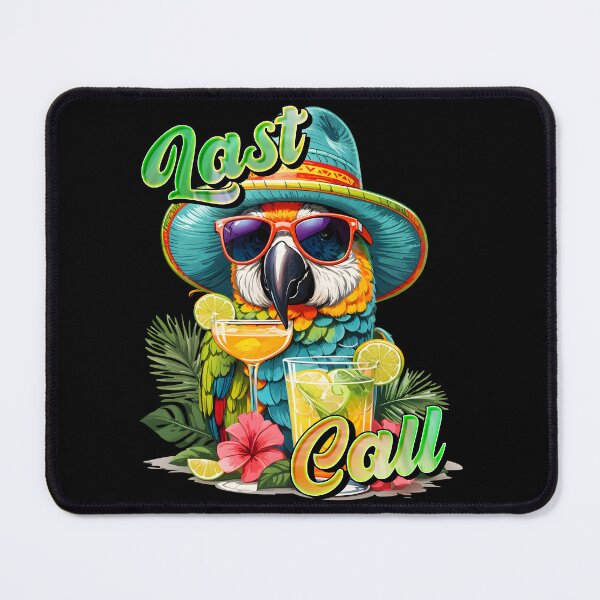 Item preview, Last call Margarita Colorful Parrot designed and sold by MindWave THC.