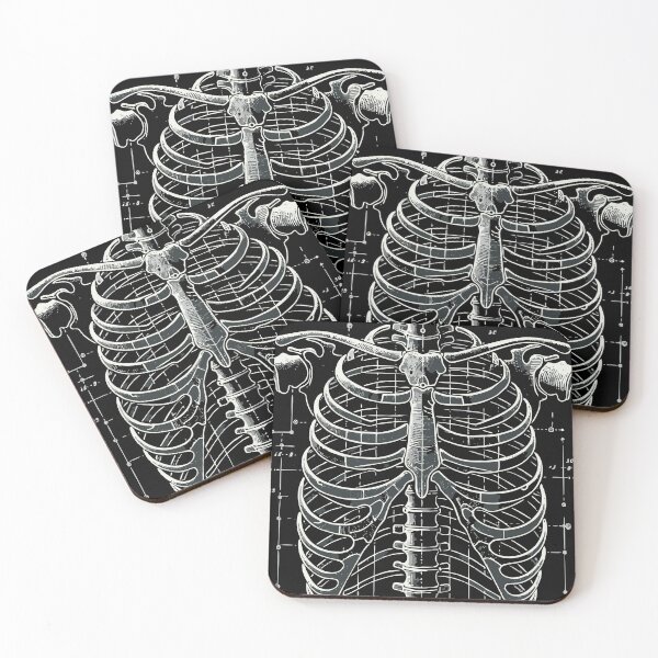 Item preview, Architectural Blueprint Skeleton Ribs designed and sold by Promptified.