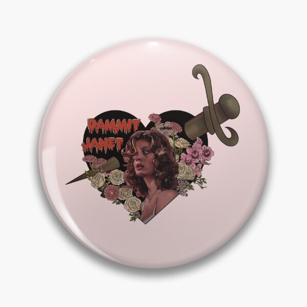 Item preview, Dammit Janet from The Rocky Horror Picture Show (Black Heart) designed and sold by daniasdesigns.