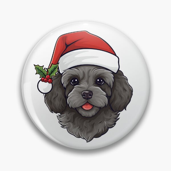 Item preview, Cavapoo and Cavoodle Christmas Black designed and sold by wotsthis.