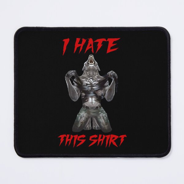 Item preview, Meme Wolf Ripping Shirt I Hate This designed and sold by fomodesigns.