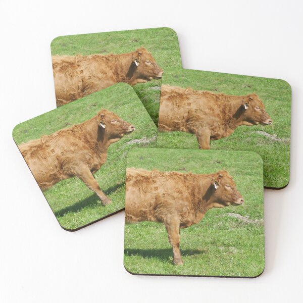 Item preview, Brown cow designed and sold by animal-animal.