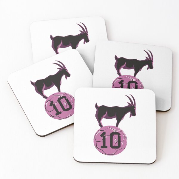 Item preview, Messi 10 GOAT (Pink Soccer Ball Inter Miami CF Futbol) designed and sold by kkhanart.