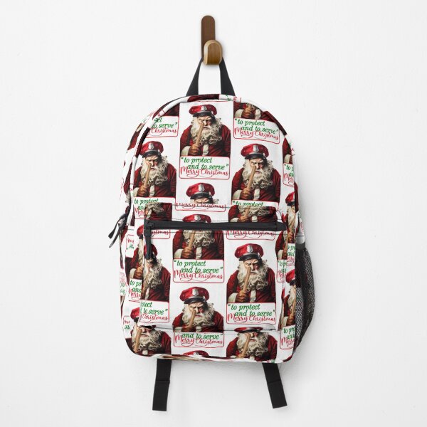 Item preview, Police as Santa Claus; Merry Christmas; designed and sold by StickerApe.