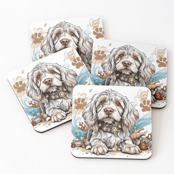 Item preview, Italian Spinone by the Seashore: A Beachcomber's Dream designed and sold by Fenomena Designs.