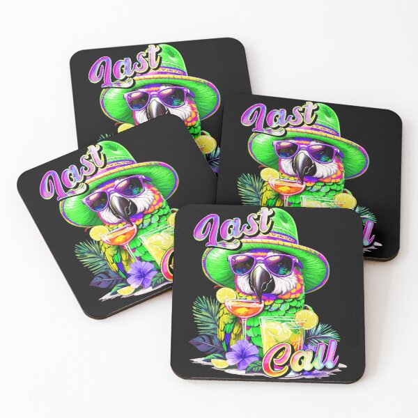 Item preview, Last call Margarita Colorful Parrot designed and sold by MindWave THC.