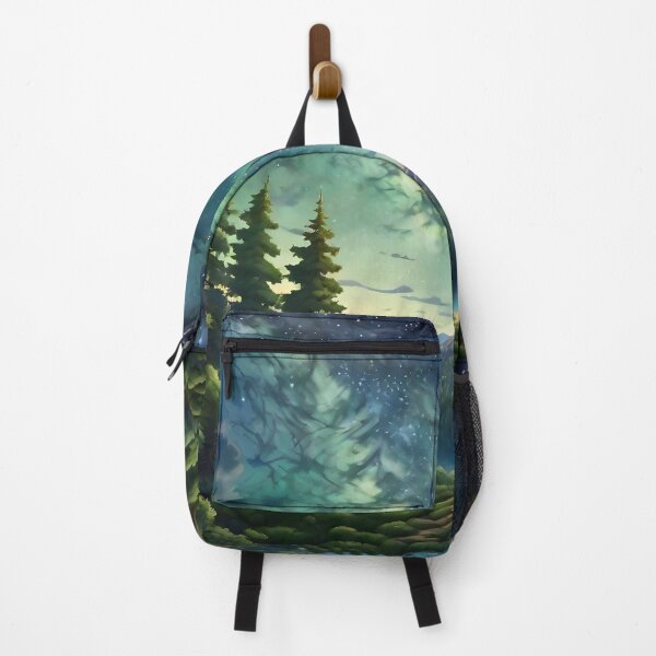 Item preview, “Starry Night Sky Over Dense Forest” designed and sold by Best-Art-32.