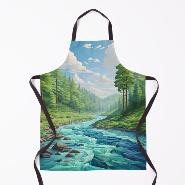 Item preview, “A forest with a river running through it.” designed and sold by Best-Art-32.