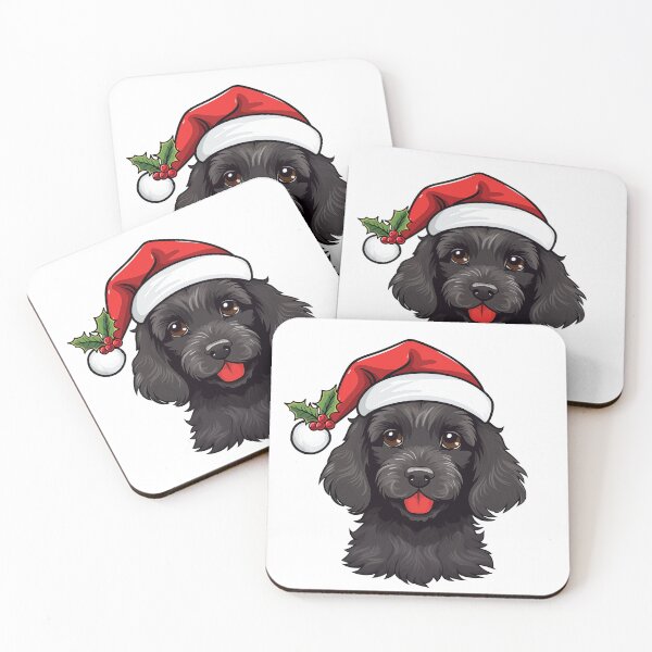 Item preview, Christmas Cavoodle Cavapoo Spaniel - Black designed and sold by wotsthis.
